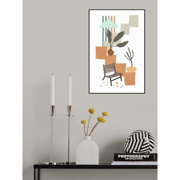 Tropical Villa Color And Shapes 10 MultiColor 70x100 cm