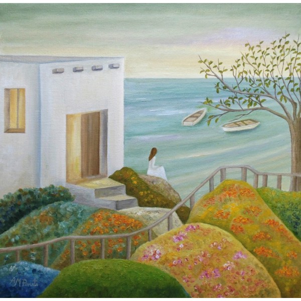 Sat Still At The Brink MultiColor 70x100 cm