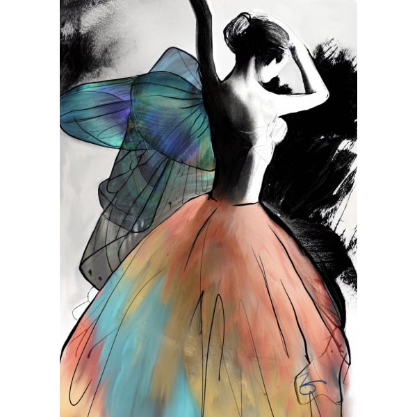 The Humming Bird Dancer MultiColor 70x100 cm