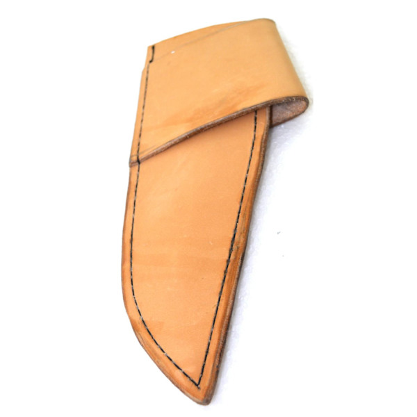 Swedish leather - handmade - sheet for quickdraw - fits cold steel jack dagger Brown