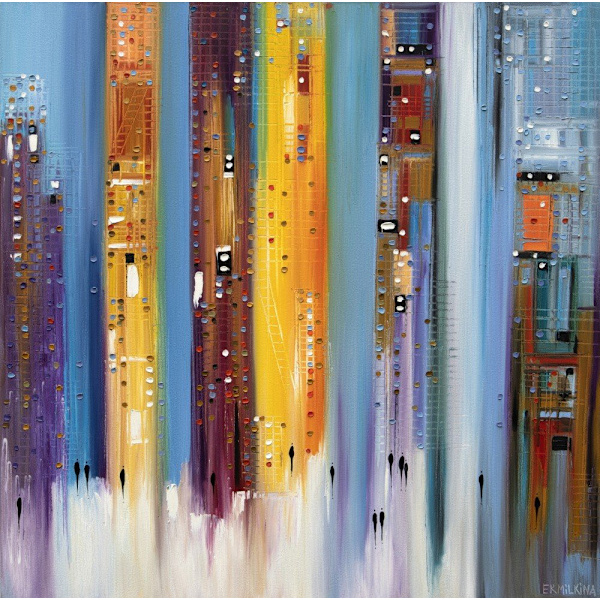Kaupungin inspiraatio MultiColor 21x30 cm
