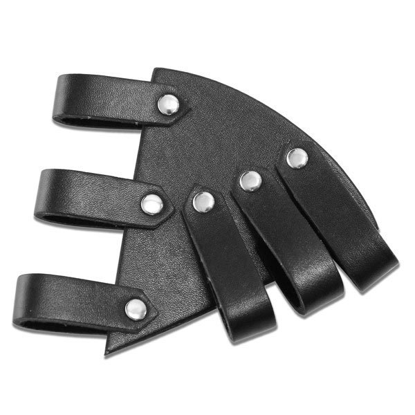 PK-6183Universal svärdsgroda i läder 5.5" Totalt Black