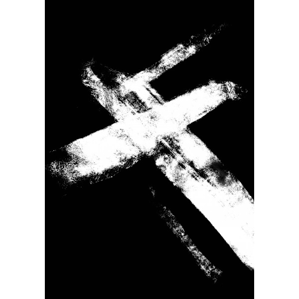 Negatives_006_Crossed MultiColor 50x70 cm