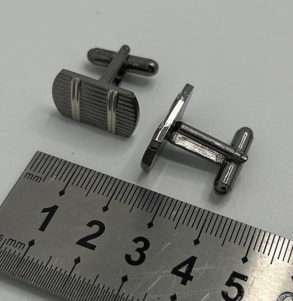 eksklusive ærmeknapper Anthracite
