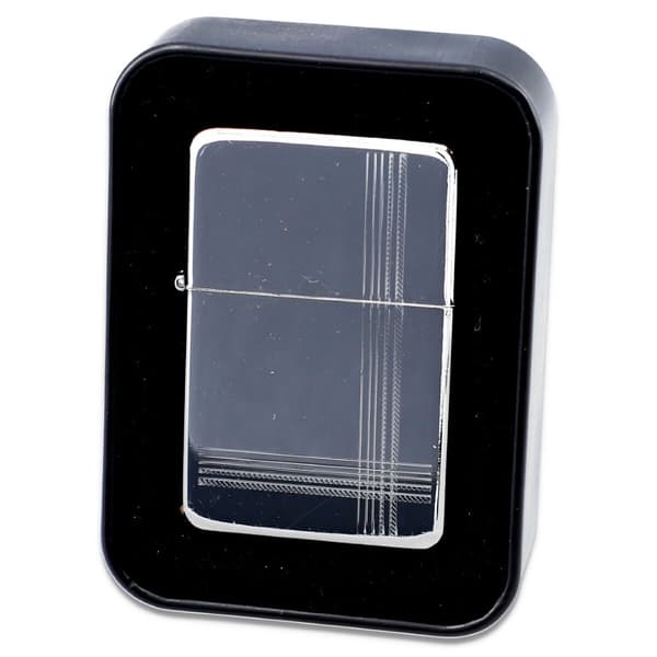 Gasoline / Oil Lighter - Gentelo - Pattern Silver