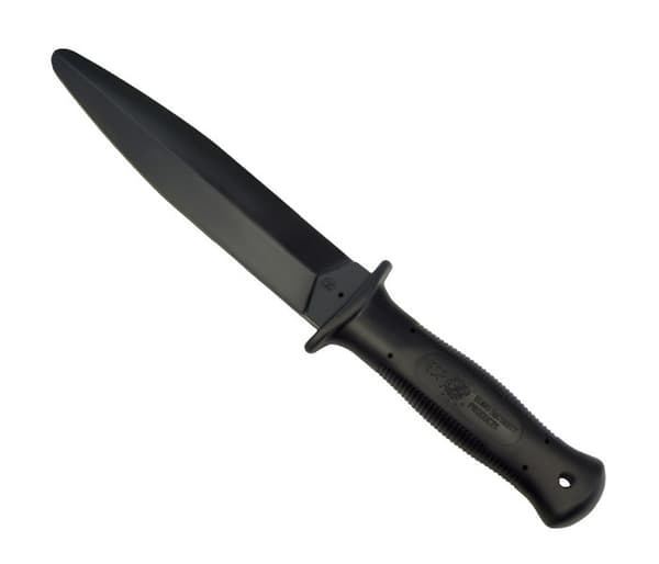 ESP Plastic Training Knife, Pointed Tip (Soft) - Black