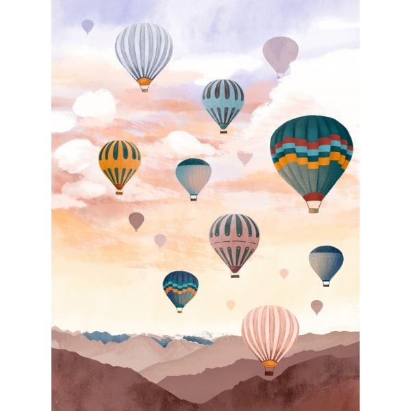 Airballoon Sky MultiColor 50x70 cm