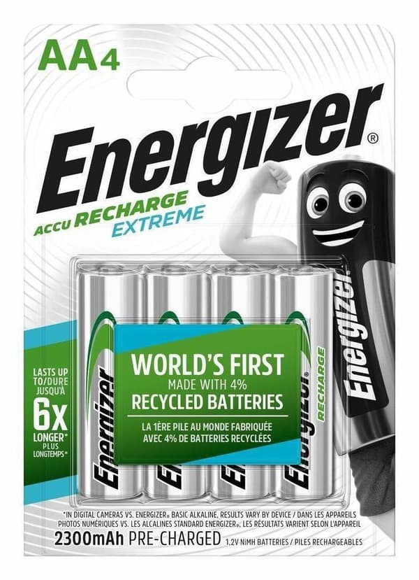 ENERGIZER Extreme HR6 AA BL4 2300mAh Grön