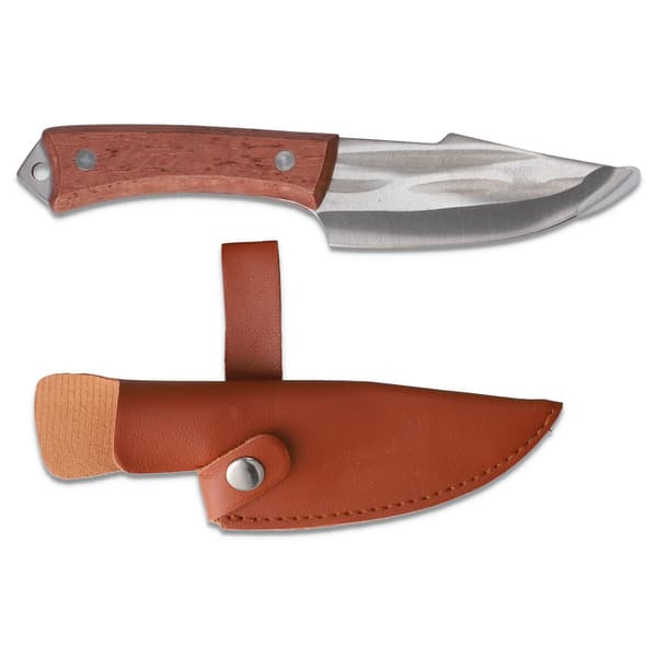 Kniv - jaktkniv 20,8cm Brun