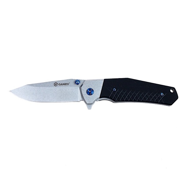 GANZO G7492-BK Black Folding Knife svart2