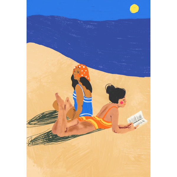 Girlfriends MultiColor 70x100 cm