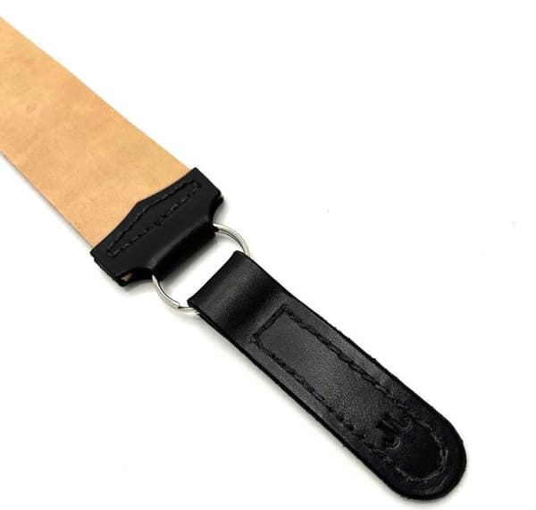 Tärnsjön käsintehty Strigel / Ruotsin nahkahihna Black one size