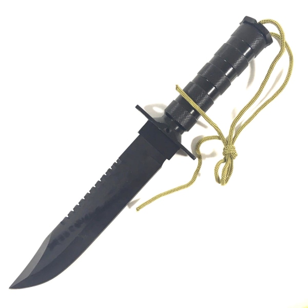 Hunting knife/survivor knife 35cm Svart