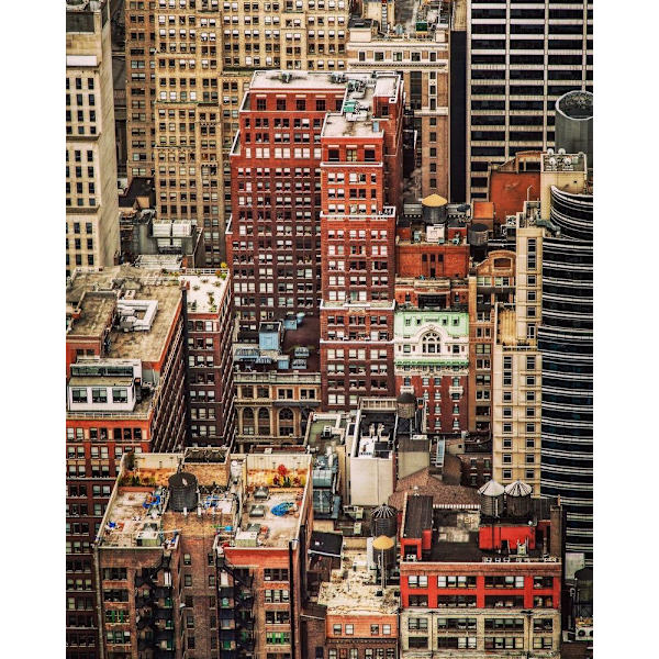 Multi Colour Manhattan MultiColor 70x100 cm