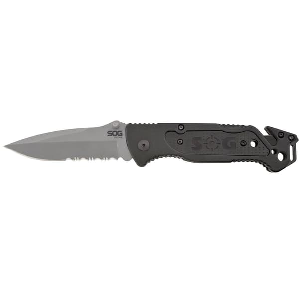 SOG - FF24 - Escape - EDC Fällkniv Svart