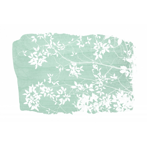 Mint Tree Foliage Silhouette MultiColor 70x100 cm