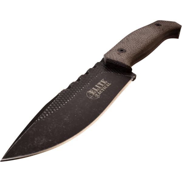 Elite Tactical - ET-FIX002S-DSW - Jaktkniv/överlevnadskniv Black