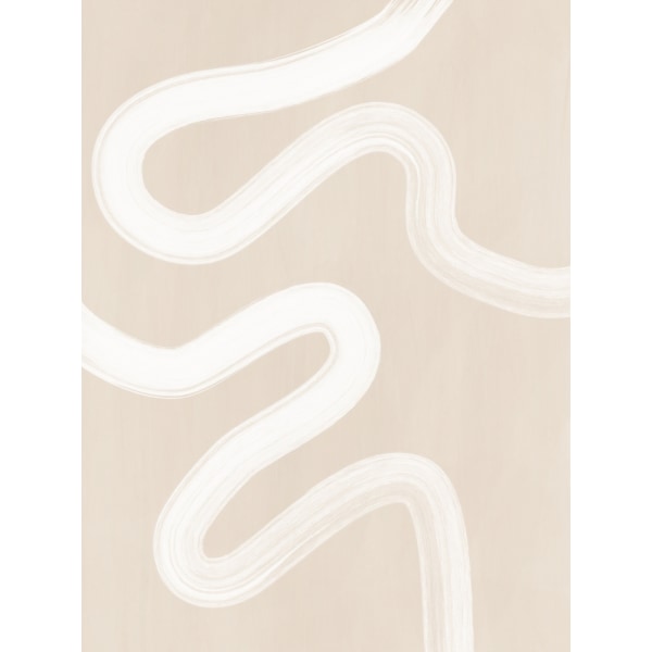 Beige One Line Drawing MultiColor 21x30 cm