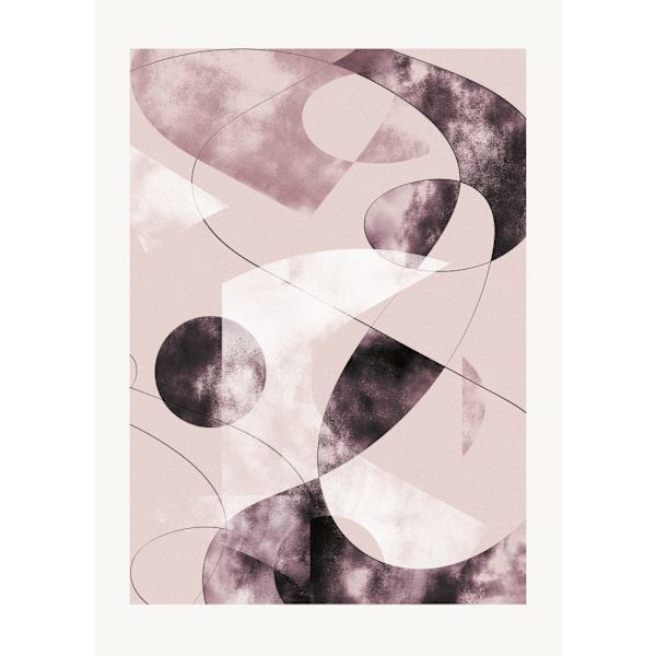 Shapes Shatters Red MultiColor 21x30 cm