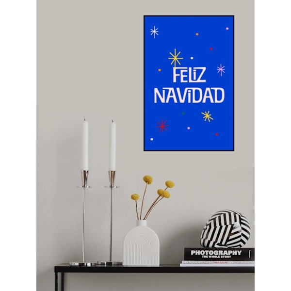 Feliz Navidad MultiColor 21x30 cm