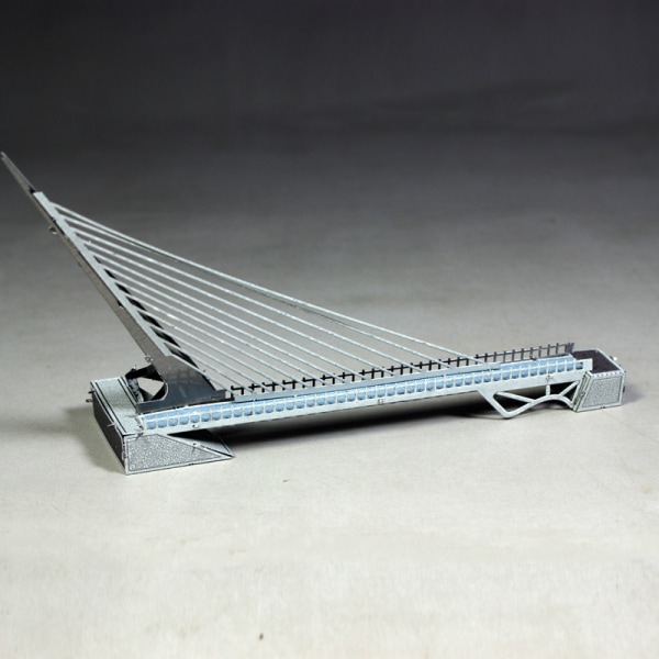 3D Pussel Metall - Berörmda byggnader - sundial bridge - färg