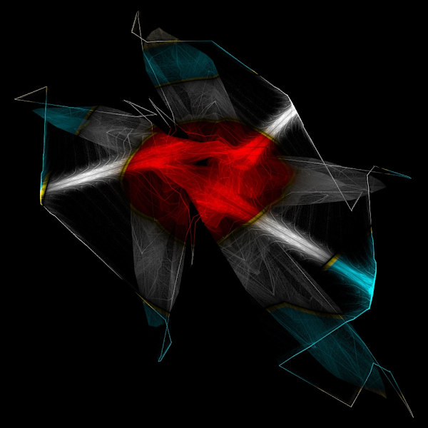 Cosmic Web MultiColor 50x70 cm
