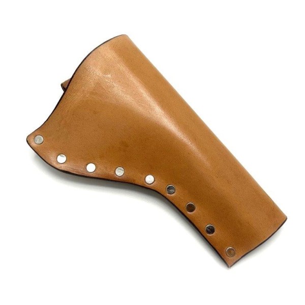 JJ Custom Works - Colt .45 Peacemaker Holster - Right - 4.75" - Natural - Plain - Nickel Studs Right side - 4,75"
