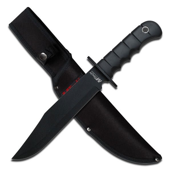 MTech USA MT-096 Kniv med fast blad 14" Svart