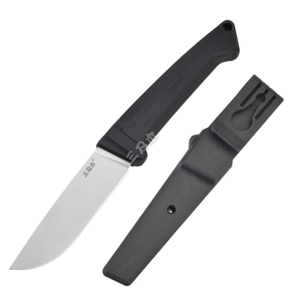 SRM Knive & Værktøj - S708 - jagtkniv - svensk sandvik stee Black