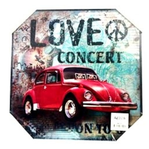 Tavla Röd VW Beetle