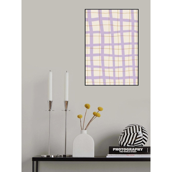 Lilac Grid MultiColor 21x30 cm