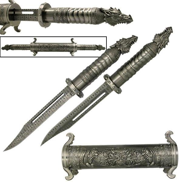 Fantasy Master - 25912 - cool ornamental knives - dragon roll