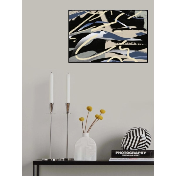 Abstract Mountain Range MultiColor 21x30 cm