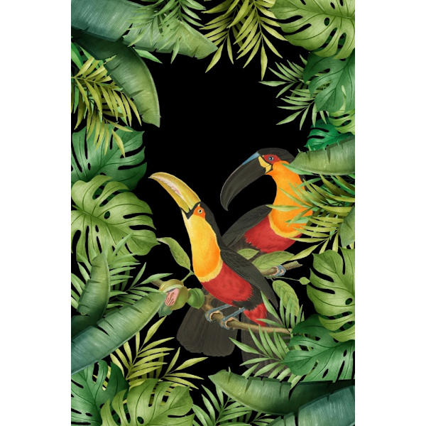 Toukanien viidakko MultiColor 21x30 cm
