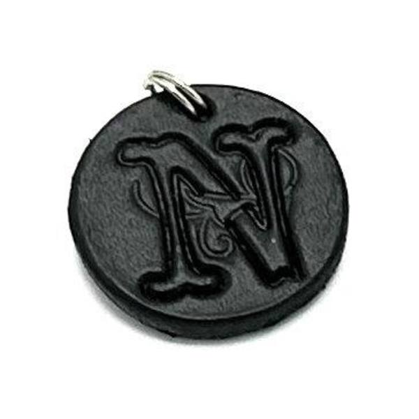 Handmade pendant from swedish quality leather Nature