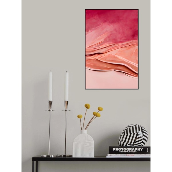 Abstract Thick Pink Color MultiColor 50x70 cm