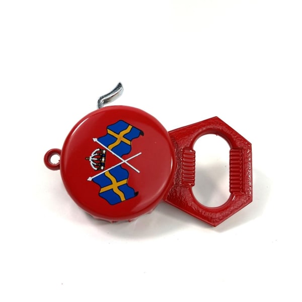 Gas-tändare Sverigeflagga Röd