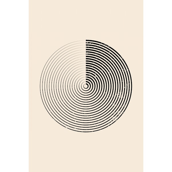 Boho Minimal Shapes 1 MultiColor 21x30 cm