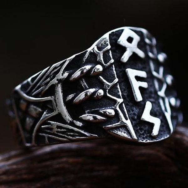 Ring - Nordic Mythology - Ring whit three runes #12