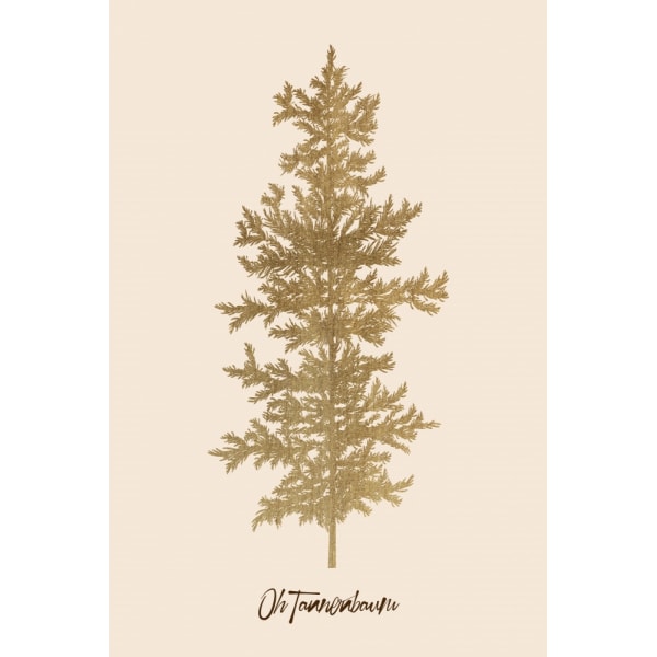 Oh Tannebaum (Gold) MultiColor 30x40 cm