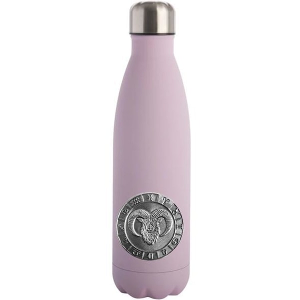 Vandflaske med stjernetegn - Vædderen pink