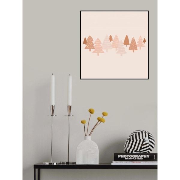 Blush Winter Trees MultiColor 50x70 cm