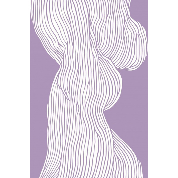 Fibers No 1 (Purple) MultiColor 30x40 cm