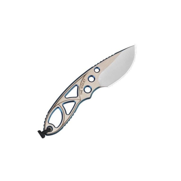 SanRenMu - 4101 - Mini fastbladskniv / Neckknife Grey