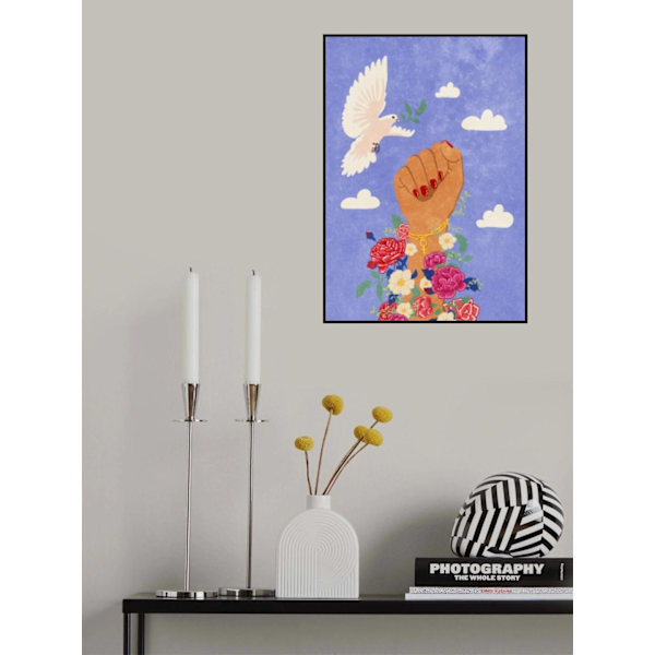 Feminist Fist MultiColor 70x100 cm