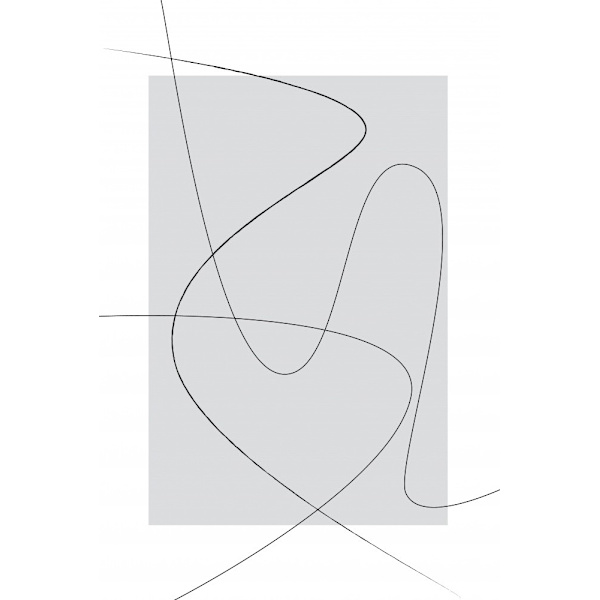 Gray Abstracta MultiColor 70x100 cm