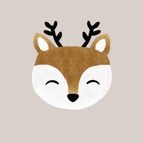 Xmas Deer MultiColor 50x70 cm