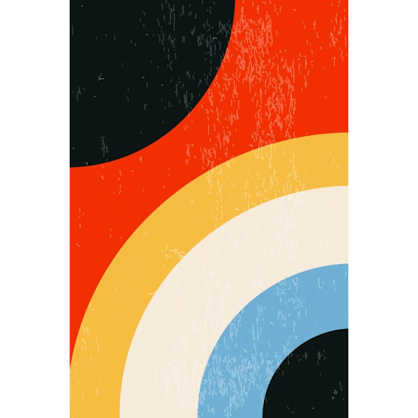 Minimal Shapes Series 31 MultiColor 30x40 cm