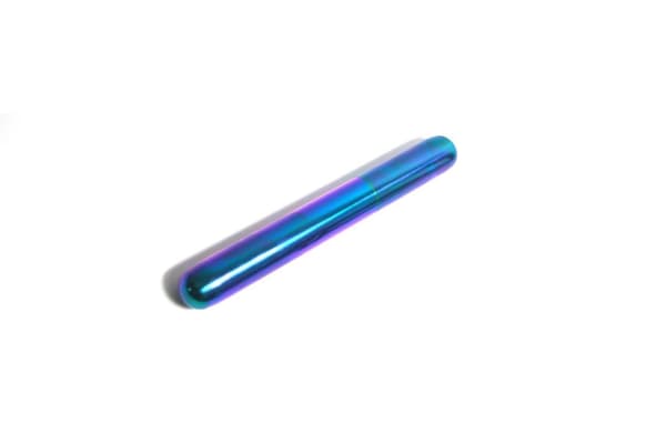 DonMarco cigar tube in stainless steel – rainbow Silver