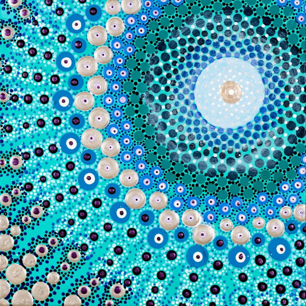 Blue Ocean MultiColor 70x100 cm